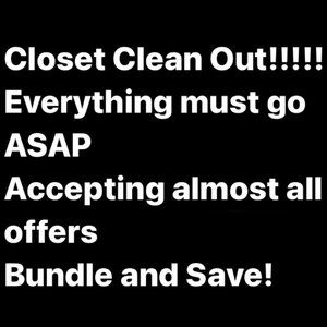Closet Clean Out!